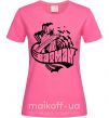 Женская футболка Бетмен и мыши Ярко-розовый фото