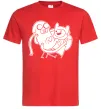 Чоловіча футболка Пригоди Червоний фото