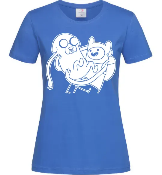 Женская футболка Пригоди Ярко-синий фото