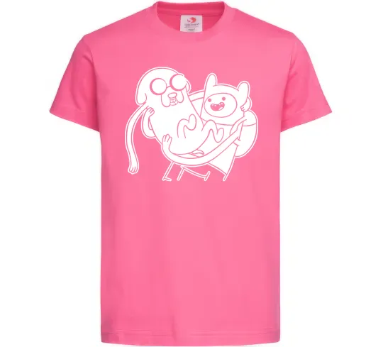 Детская футболка Пригоди Ярко-розовый фото