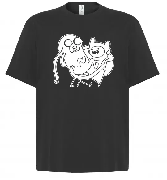 Футболка Оверсайз Пригоди Черный фото