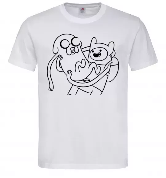 Чоловіча футболка Пригоди Білий фото