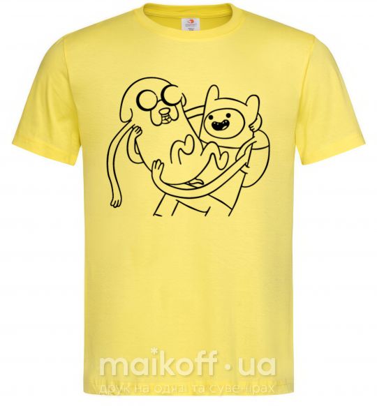 Чоловіча футболка Приключения Лимонний фото