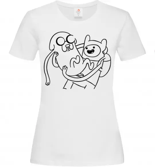 Женская футболка Пригоди Белый фото