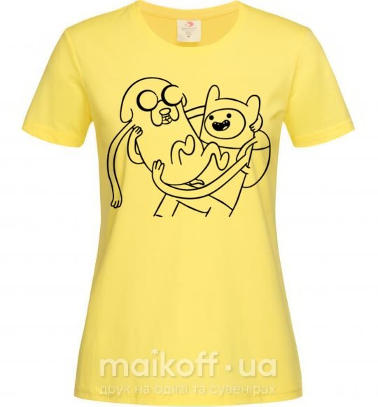 Женская футболка Приключения Лимонный фото