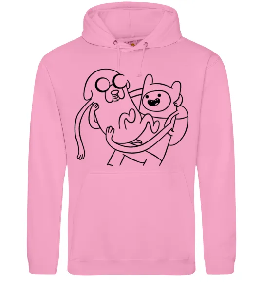 Чоловіча толстовка (худі) Пригоди Рожевий фото