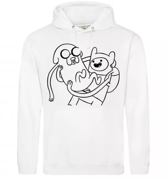 Женская толстовка (худи) Пригоди Белый фото