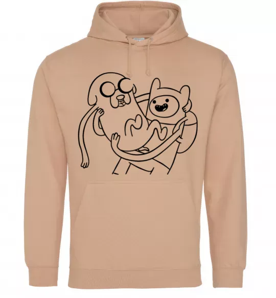 Женская толстовка (худи) Пригоди Песочный фото