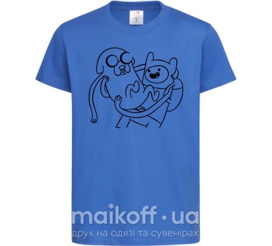 Детская футболка Приключения Ярко-синий фото