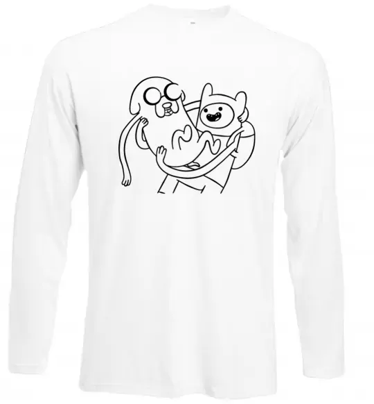 Лонгслів Пригоди Білий фото