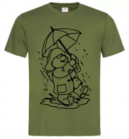 Мужская футболка Ведмедик Паддінгтон Лимонный фото