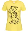 Жіноча футболка Падінгтон з парасолею Лимонний Жіноча футболка Падінгтон з парасолею Лимонний фото