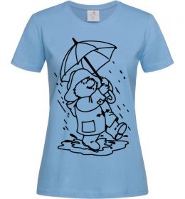 Жіноча футболка Падінгтон з парасолею Жіноча футболка Падінгтон з парасолею