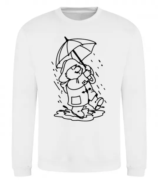 Світшот Падінгтон з парасолею Білий фото