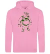 Чоловіча толстовка (худі) Зелений Шрек Рожевий фото