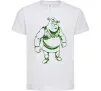 Детская футболка Зелений Шрек Белый Детская футболка Зелений Шрек Белый фото