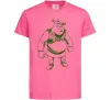 Детская футболка Зелений Шрек Ярко-розовый Детская футболка Зелений Шрек Ярко-розовый фото