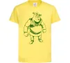 Детская футболка Зелений Шрек Лимонный Детская футболка Зелений Шрек Лимонный фото