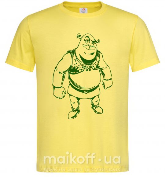 Чоловіча футболка Зеленый Шрек Лимонний фото