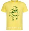 Мужская футболка Зеленый Шрек Лимонный фото