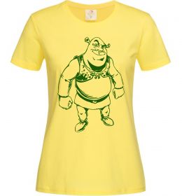 Жіноча футболка Зелений Шрек