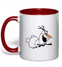 Чашка с цветной ручкой