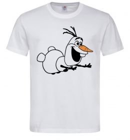 Мужская футболка Олаф летить
