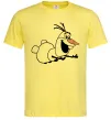 Мужская футболка Олаф летить Лимонный фото