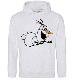 Мужская толстовка (худи) Олаф летить