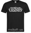 Мужская футболка League of legends logo Черный фото
