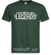 Мужская футболка League of legends logo Темно-зеленый фото
