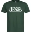 Мужская футболка League of legends logo Темно-зеленый фото