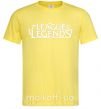 Мужская футболка League of legends logo Лимонный фото