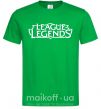 Чоловіча футболка League of legends logo Зелений фото