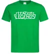 Мужская футболка League of legends logo Зеленый фото