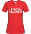Жіноча футболка League of legends logo Червоний фото