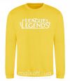 Свитшот League of legends logo Солнечно желтый фото