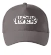 Кепка League of legends logo Сірий фото