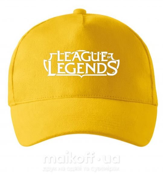 Кепка League of legends logo Солнечно желтый фото