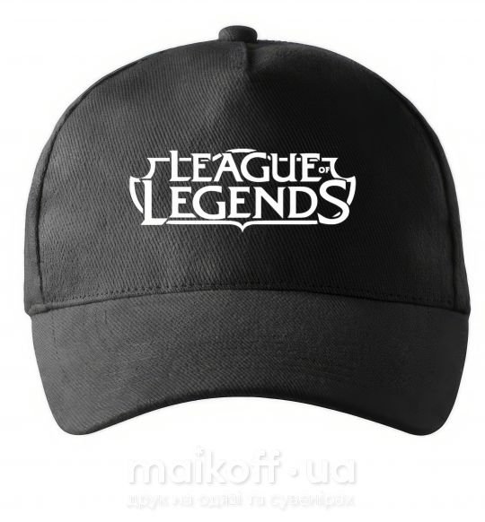 Кепка League of legends logo Черный фото