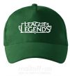Кепка League of legends logo Темно-зеленый фото