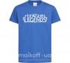 Дитяча футболка League of legends logo Яскраво-синій фото