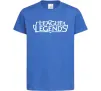 Детская футболка League of legends logo Ярко-синий фото