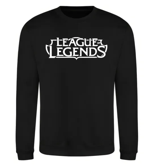 Свитшот League of legends logo Черный фото