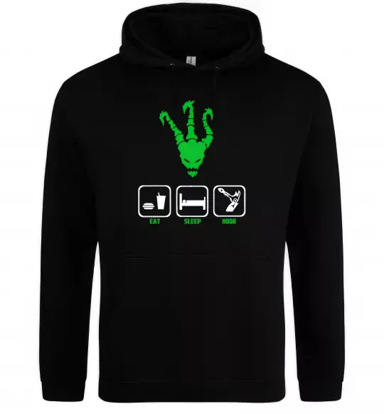 Жіноча толстовка (худі) Треш Чорний фото