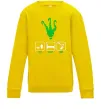 Детский Свитшот Треш Солнечно желтый фото
