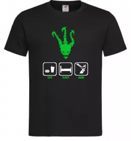 Мужская футболка Треш Черный фото