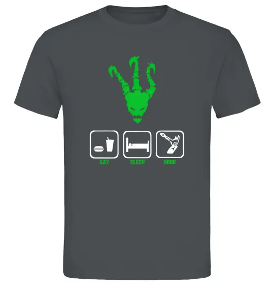 Мужская футболка Треш Графит фото