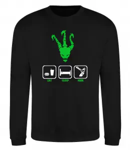 Свитшот Треш Черный фото