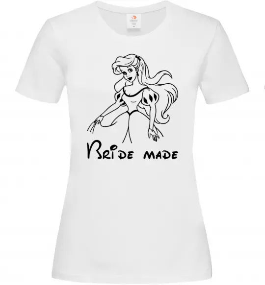 Женская футболка Bride made Ariel Белый фото